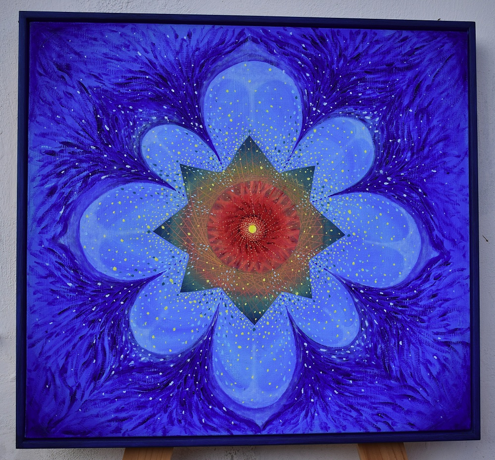 Amulet XX., 2015, olejomalba, 60 x 67 cm