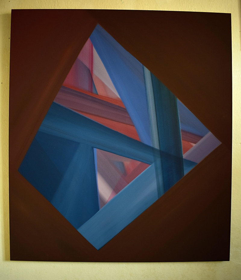 Mezi nebe a zem VII., 2010, akryl, 110 x 125 cm