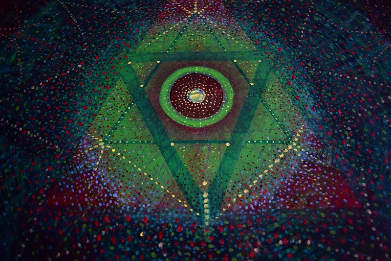 Amulet IX., detail, 2011, olejomalba, 60 x 67 cm