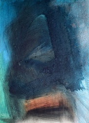 Adršpašské skály, akvarel, 29,5 x 40 cm
